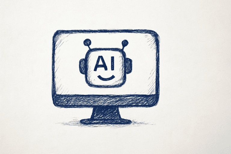 AI agents marketing 2026 - minimalist sketch illustration