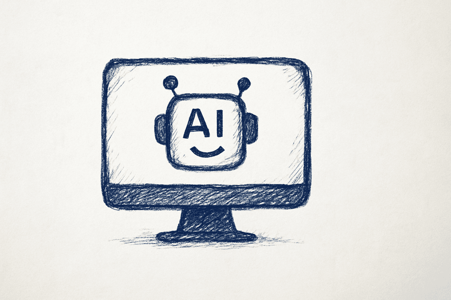 AI agents marketing 2026 - minimalist sketch illustration