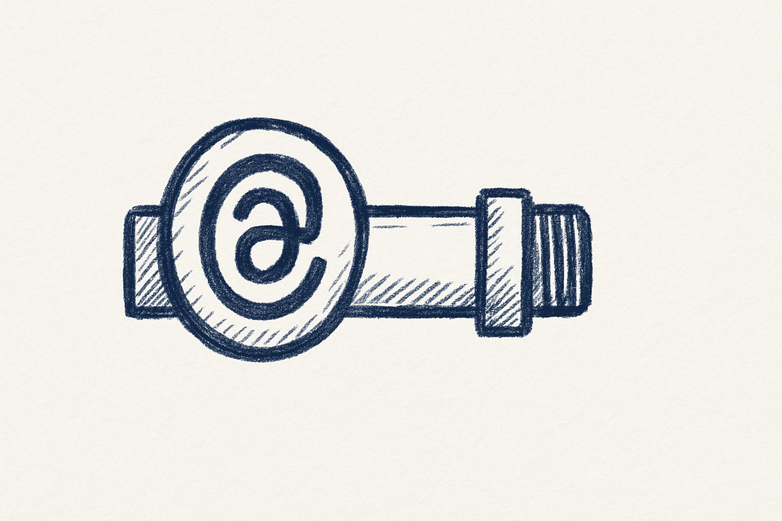 Threads vs LinkedIn B2B 2026 - minimalist sketch illustration