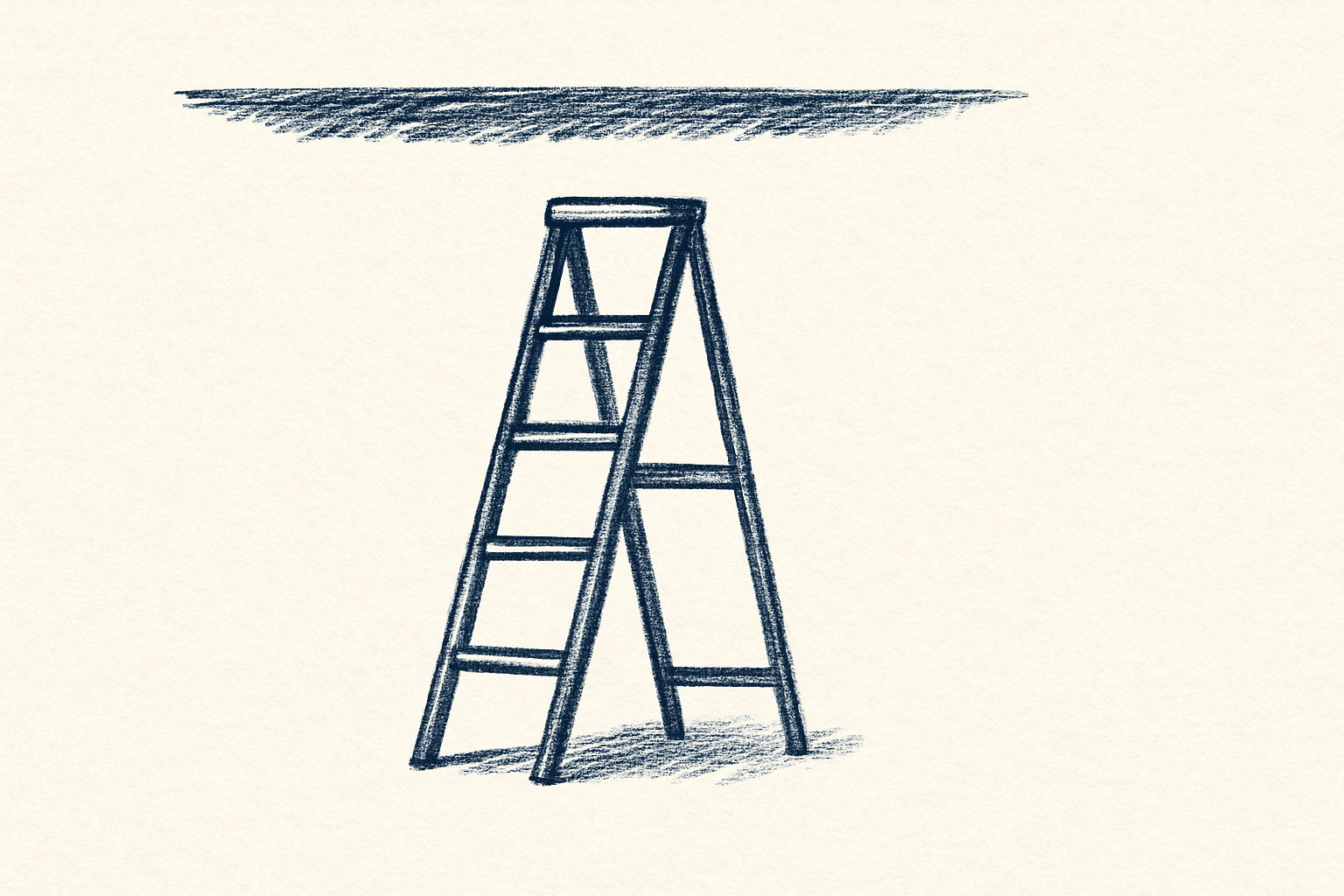 agency scaling — minimalist sketch illustration